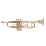 SKYLARK INTERNATIONAL TRUMPET Bb PITCH WITH HARD CASE, SPRING, MOUTH PIECE AND PAIR OF GLOVES IN UNIQUE DESIGN EXPORT QUALITY FOR CONCERT BAND, BEGINNERS, INTERMEDIATE AND PROFESSIONALS