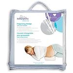 Baby Works - Pregnancy Wedge Pillow, Maternity Support for Belly, Back and Knees, Pregnancy Body Pillow - 31.7 x x 25.4 x 10.4 cm, Cream, 1 Count (Pack of 1)