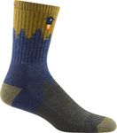 Darn Tough, Number 2 (Style #1974), Merino Wool, Micro Crew, Midweight, Men’s Cushioned Hiking Socks - Denim Medium