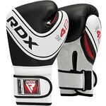 RDX Kids Boxing Gloves for Training, Muay Thai - Maya Hide Leather Junior 4oz, 6oz Mitts for Sparring, Fighting, Kickboxing – Good for Youth Punch Bag, Grappling Dummy and Focus Pads Punching