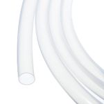 Rebower 10ft 1/2" ID x 9/16" OD Silicone Tubing Clear Industrial Plastic Tubing Pure Silicone Hoses for Pump Siphoning Draining Irrigation Brewing