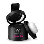 AuraQuint Cover-Up Hair Powder- Black, Helps Cover Grey Roots & Bald Spots Instantly, Highly Pigmented, Fuller and Denser, Long-Lasting & Matte Finish, Super-Fine Powder for Flawless Application, 4gm