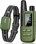 Dog Shock Collar with Remote - 3300 Ft Waterproof IPX7 Dog Training Collar for 10-120 lbs Large Medium Small Dogs, Rechargeable E-Collar with Beep (1-8) Vibration (1-16) and Humane Shock (1-99) Modes