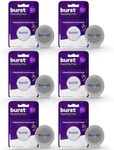 BURST Expanding Dental Floss (Mint Eucalyptus/240 Yards) | Stain Absorbing & Woven with Xylitol Coating to Fight Cavities | Vegan | Paraben Free