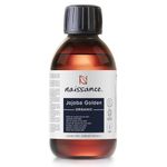 Naissance Organic Golden Jojoba Oil (No. 233) - 225ml - Cold Pressed, for Face, Skin, Hair, Eyelashes, Nails, Hair Growth