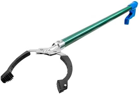 Unger 92134 Professional Nifty Nabber Reacher Grabber Tool and Trash Picker, 36" Green/Blue