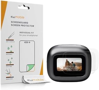kwmobile 3x Pellicola Protettiva Compatibile con JBL Live Flex 3 - Proteggi Schermo in TPU Antigraffio - Salvaschermo per Display Cuffie Bluetooth