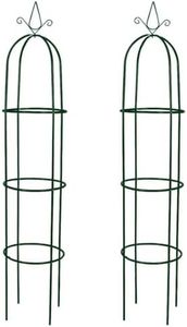 vidaXL 2X Garden Arch Tower Outdoor Patio Gate Terrace Pergola Arbour Rose Plant Trellis Car Port Canopy Structure Ornament Archway