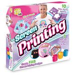 FabLab FL205 Screen Printing Design Your Own Clothes Kit Toy, 3 Colours