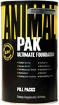 Animal Pak - Convenient All-in-One Vitamin & Supplement Pack - Zinc, Vitamins C, B, D, Amino Acids and More - Sports Nutrition Performance Multivitamin for Women & Men - 44 Count