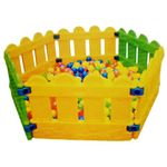 Little Fingers Intra Kids Beautiful Baby Ball Pool - 6 pcs Set (Without Balls) (Hexa)