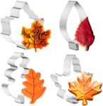 PTaizjjz Fall Leaf Cookie Cutter Se