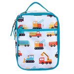 Wildkin Day2Day Kids Lunch Box Bag for Boys & Girls, Measures 9.75 x 7 x 3.25 Inches Lunch Box for Kids, Ideal for Packing Hot or Cold Snacks for School & Travel, BPA-Free (Modern Construction)