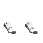 Callaway Men's 2022 Men's Tour Cotton Crew Socks, White/Charcoal, L - XL (Pack of 2)