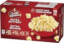 Orville Redenbacher Microwave Popcorn, Extra Buttery, Red, 81.94 g (Pack of 18)