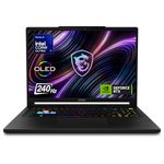 MSI Raider 16 HX Gaming Laptop Intel Core Ultra 7 255HX RTX 5070Ti 16" QHD+ 240Hz Display 16GB RAM 1TB SSD Windows 11 Home Advanced Core Black
