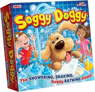 Ideal , Soggy Doggy: The Showering, Shaking, Doggy Bathing Game, Kids Games, for 2-4 Players, Ages 4+