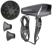 Remington Supercare Pro Ionic Hair Dryer 2200 - Includes Diffusor and Slim Styling; Wide Drying Concentrators;AC7250, Black