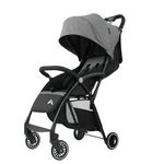 Alivio Lightweight Folding Baby Stroller Pushchair for Toddlers with Mosquito Nets, Anti-Friction Wheels Up to 3 Years (Grey)