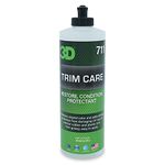 3D Trim Care Restorer of Faded & Dull Plastic, Rubber, Trim & Bumpers - Renews Surface to Original Appearance - Long Lasting Shine & Protection 16oz.