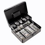 Cash Box with Money Tray and Combin
