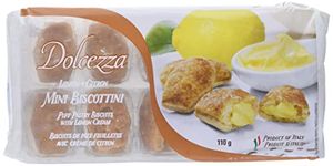 Dolcezza Lemon Mini Biscottini, Lemon, 110 g (Pack of 1)