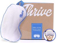 Thrive Heated Eye Masks for Dry Eyes - FSA HSA Approved - Weighted Eye Mask Heat and Cool - Cold Freezable & Microwavable Hot Eye Mask for Puffy Pink Eye and Swollen Eyes - Warm Compress for Eyes