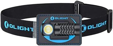 OLIGHT Perun Mini LED Headlamp 1000 Lumens Rechargeable, Right Angle Flashlight with Headband, EDC Handheld Flashlight for Camping, Running, Outdoor, Power Outage, Night Fishing, and Riding