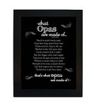 The Grandparent Gift What Opas are Made of Sentiment Frame for Grandpa