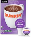 Dunkin' Milk Chocolate Hot Cocoa, 88 K Cups for Keurig Coffee Makers (Packaging May Vary)