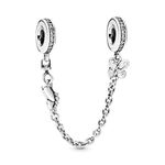 Cadena Seguridad Pandora 797865CZ-05 mujer plata