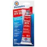 Permatex 59403 Red High Temperature RTV Gasket Maker 26BR, 80ml