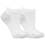 Dr. Scholl's Women's Advanced Relief 2-Pair Low Cut Socks Casual, White, One Size (Pack of 2)