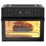 Auttely Air Fryer Oven 32QT Extra Large, 18 in 1 Air Fryer Toaster Oven Combo with 30L Large Capacity, Stainless Steel Digital Convection Oven Countertop Combo with Rotisserie and Dehydration, 1800W