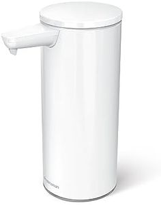 simplehuman 266 ml, berührungsfreier Sensor, Flüssigseifenspender, weißer Edelstahl