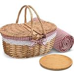 Gandeer Picnic Basket with Blankets