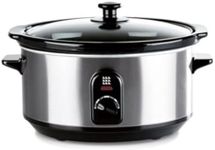 Lakeland 3.5L Slow Cooker – 3 Heat Settings Dishwasher Safe Ceramic Cooking Pot