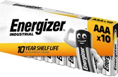 Energizer Industrial Alkaline AAA Battery LR03 1.5V - Pack of 10