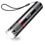 Blukar LED Flashlight Rechargeable, Super Bright Adjustable Focus Handheld Flashlights, 4 Lighting Modes, Waterproof Pocket Size Torch for Camping, Hiking, Outdoor, Emergency