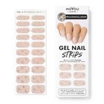 MOYOU LONDON Semi Cured Gel Nail Strips, 20 Pc. Gel Wraps for Nails, Easy Apply & Remove for Salon-Quality Manicure, Works with Any Nail Lamps - learnahstarbuck_nailartist 01