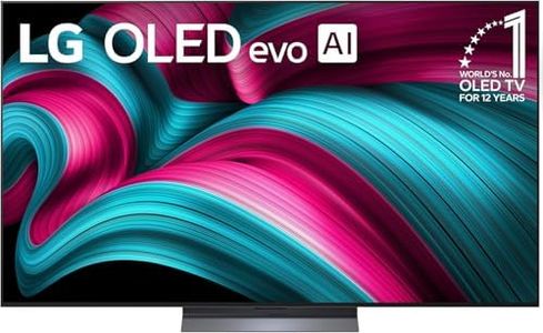 LG 65-Inch Class OLED evo AI 4K C5 Series Smart TV w/Dolby Atmos, Dolby Vision, HDR10, (OLED65C5PUA, 2025) Includes Total 5YR Warranty (Parts and Labor in-Home Service)