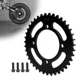 RUTU 428 76mm 39 Tooth Rear Sprocket for Chinese 50cc 70cc 90cc 110cc 125cc 140cc 150cc 160cc 170cc 190cc Pit Dirt Trail Quad Motor Bike ATV