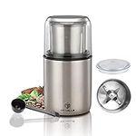 DR MILLS DM-7452 Electric Dried Spice and Coffee Grinder, Grinder and Chopper,Detachable Cup, diswash Free, Blade & Cup Made with SUS304 stianlees Steel