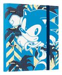 Grupo Erik Sonic The Hedgehog 4 Ring Binder | A4 Folders Ring Binder | 10.6 x 12.6 inches - 27 x 32 cm | Ring Binder A4 | A4 Ringbinder | 4 Ring Binder A4 | Cute Stationery