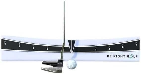 Putting Plane Rail – Portable Golf Putting Stroke Trainer for Indoor & Outdoor Use – Golf Training Aid for Putting - Improve Accuracy, Distance Control & Consistency
