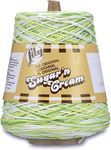 Lily SUGAR N CREAM CONES Key Lime Pie Yarn - 1 Pack of 14oz/400g - Cotton - #4 Medium - 706 Yards - Knitting/Crochet