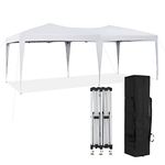 CLIPOP 3 x 6 m Pop Up Gazebo, Water Resistant Folding Event Shelter Marquee Tent with Heavy Duty Steel Frame and Carrying Bag for Outdoor Wedding Garden Party Family