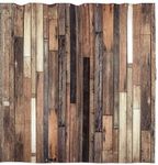 Ambesonne Wooden Shower Curtain for