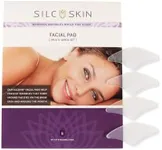 Silc Skin Facial Pad Multi-Area Set, Use for Wrinkles & Lines from Sun Aging Side Sleeping, Reusable Self Adhesive Medical Grade Silicone, 4 Individual Pads