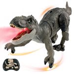TALGIC Remote Control Dinosaur for Boys 4-7,Robot Dinosaur Toys for Kids 5-7, rc Dinosaur with Realistic Legs & Spray Stream,t rex Toys for Kids 3 5 7 Year Old boy Birthday Gift